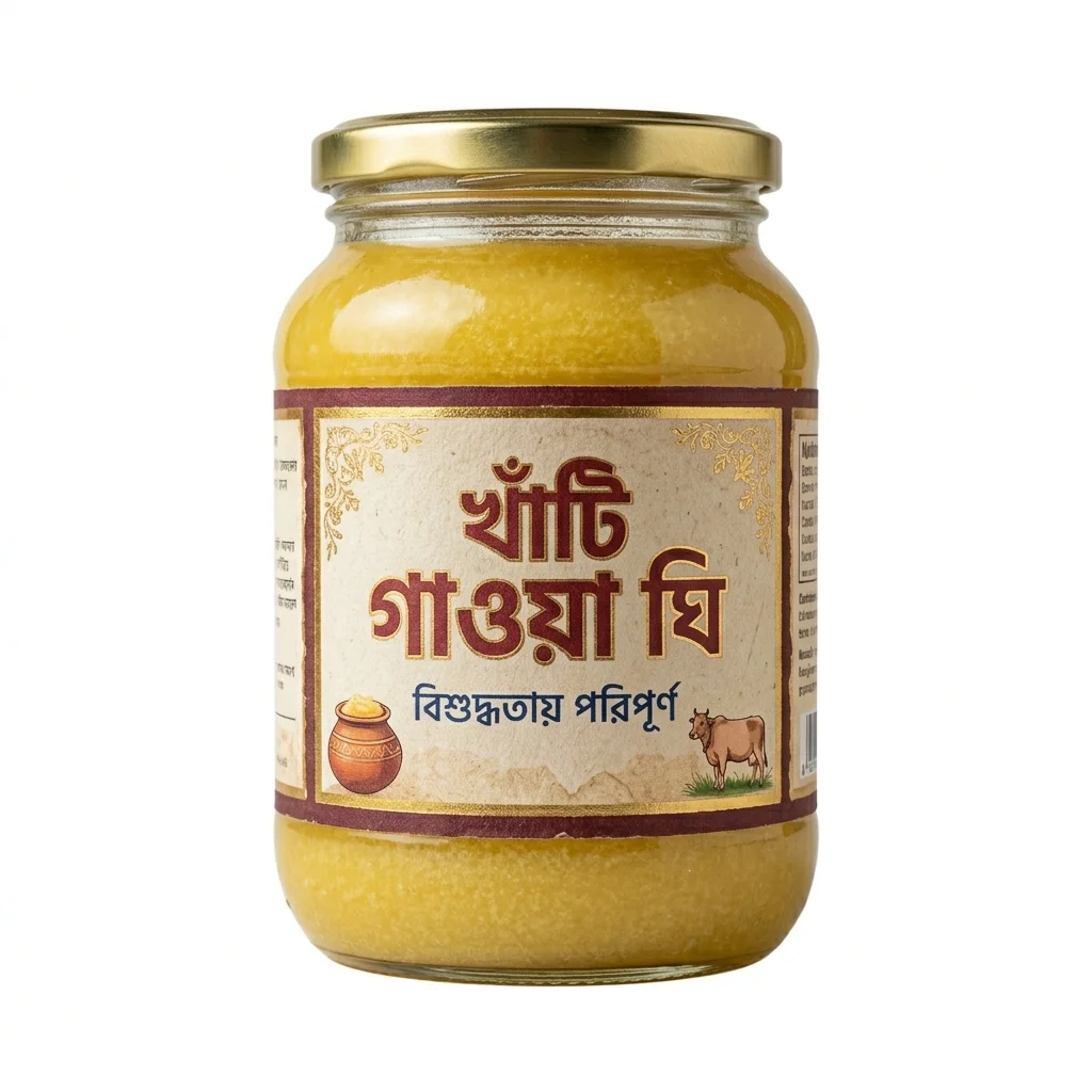 খাঁটি গাওয়া ঘি- ৫০০গ্রাম