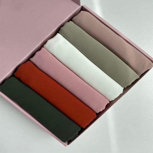 Advaxe Chiffon hijab 6 pcs combo - Image 1